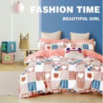 Lenjerie de pat PRC45 din percale imprimat