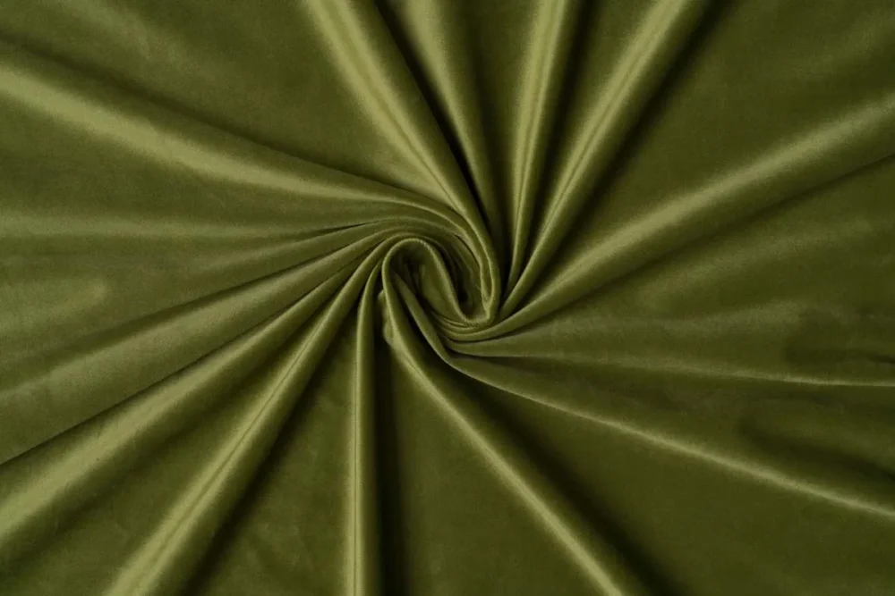 Draperie catifea premium Castellano culoare verde - imagine 2