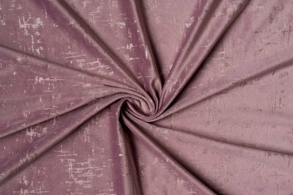 Draperie catifea Scento culoare roz cu model - imagine 2